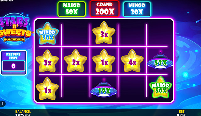 Stars n’ Sweets Hold & Win