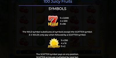 100 Juicy Fruits