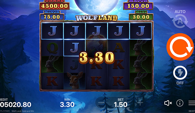 Wolf Land: Hold and Win