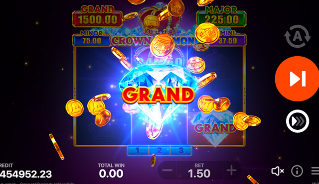 Crown and Diamonds: Hold and Win