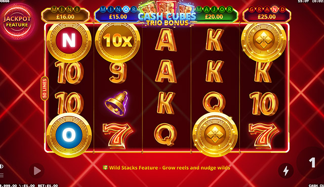 Cash Cubes Trio Bonus