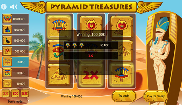 Pyramid treasures