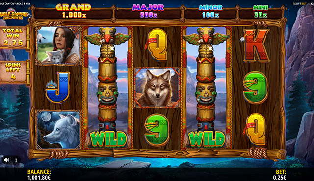 Wolf Canyon: Hold & Win